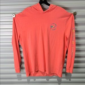 Vineyard Vines Coral Hoodie Sweatshirt XL